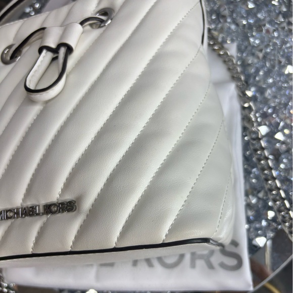Michael Kors White Mini Bag NWT - Picture 12 of 13